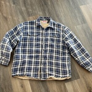 Wrangler Premium Quality Plaid Sherpa-Lined Jacket